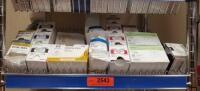 ETHICON/ARTHREX SHELF OF OPEN SUTURE BOXES