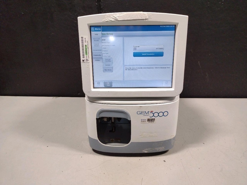 INSTRUMENTATION LABORATORY GEM PREMIER 5000 LAB ANALYZER