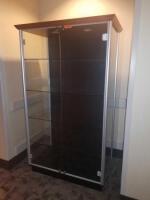 LIGHTED, GLASS DOOR, DISPLAY CABINET