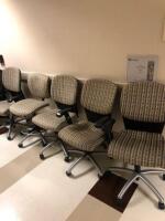 LOT OF 5 OFFICE CHAIRS