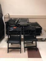 LOT OF 24 FOLDING CHAIRS