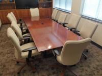 ADMIN CONFERENCE ROOM TO INCLUDE CONFERENCE TABLE, 10 CHAIRS  AND SIDE TABLE 