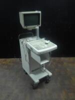 GE RT 3200 ADVANTAGE II ULTRASOUND WITH 3 PROBES: RIC5-9H, CB, 7/TR