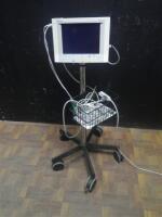 DATASCOPE PASSPORT XG PATIENT MONITOR ON ROLLING STAND