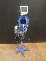 GE PROCARE 400 VITAL SIGN MONITOR ON ROLLING STAND