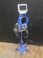 GE PROCARE 400 VITAL SIGN MONITOR ON ROLLING STAND