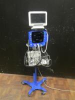 GE CARESCAPE V100 VITAL SIGN MONITOR ON ROLLING STAND