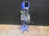 GE CARESCAPE V100 VITAL SIGN MONITOR ON ROLLING STAND