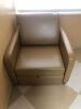 STRYKER MEDICAL PROSOURCE TAN PATIENT ROOM CONVERTIBLE SLEEPER/CHAIR