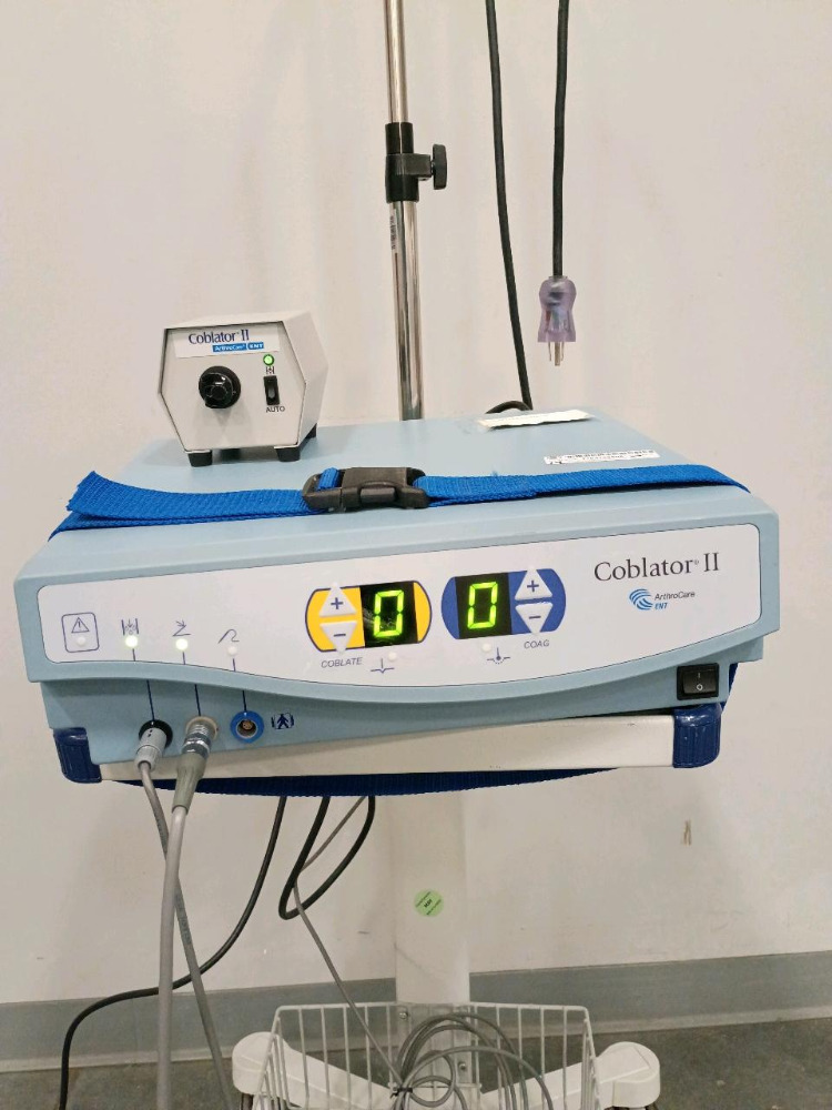 ARTHROCARE ENT COBLATOR II SURGICAL GENERATOR WITH FLOW CONTROL VALVE ...