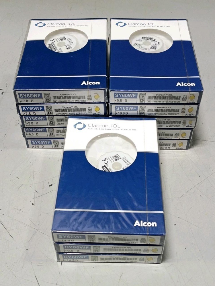 ALCON SY60WF CLAREON IOL 7D-14 QTY 13 EXP: IN DATE RANGE OF EXPIRATION ...