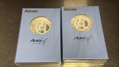 ALCON SA60AT ACRYSOF SINGLE-PIECE IOL 13.5D QTY 4 EXP: IN DATE RANGE OF ...