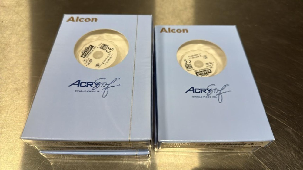 ALCON SA60AT ACRYSOF SINGLE-PIECE IOL 15D QTY 5 EXP: IN DATE RANGE OF ...
