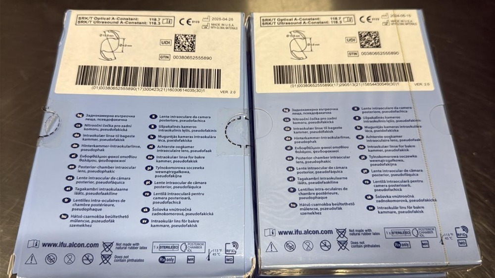 ALCON SA60AT ACRYSOF SINGLE-PIECE IOL 24.5D QTY 10 EXP: IN DATE RANGE ...