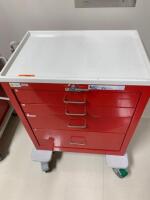 WATERLOO UNICART 4 DRAWER LOCKING SUPPLY CART