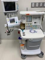 DATEX OHMEDA S/5 AESPIRE ANESTHESIA MACHINE W/ CARESCAPE B450 PATIENT MONITOR SOFTWARE VERSION 1.4