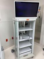 STRYKER ENDOSCOPY TOWER CART W/ 26" VISION PRO LED MONITOR