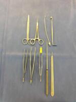 SMALL FORCEPS AND RETRACTORS SET