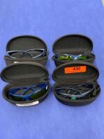 LOT OF 5 MICROLITE SAFETY GOGGLES