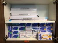 CABINET OF STERILIZATION SUPPLIES