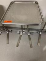 MID CENTRAL MEDICAL DUAL POST / FOOT OPERATED MAYO STAND