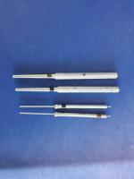 SET OF 2 TWIST DRILL BITS AND BONE TAMPS