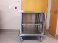 FUTURE HEALTH CONCEPTS 30" X 25" X 39" S/S CASE CARTS