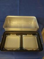 V MUELLER CD3-9CDL GENESIS STERILIZATION CONTAINER W/ LID 9" DEEP