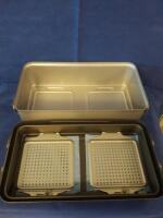 V MUELLER CD3-9CDL GENESIS STERILIZATION CONTAINER W/ LID 9" DEEP