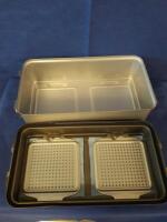 V MUELLER CD3-9CDL GENESIS STERILIZATION CONTAINER W/ LID 9" DEEP