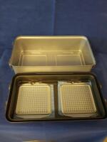 V MUELLER CD3-9CDL GENESIS STERILIZATION CONTAINER W/ LID 9" DEEP