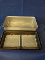 V MUELLER CD3-9CDL GENESIS STERILIZATION CONTAINER W/ LID 9" DEEP