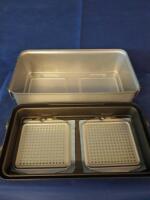 V MUELLER CD3-9CDL GENESIS STERILIZATION CONTAINER W/ LID 9" DEEP