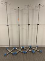 LOT OF 4 FUTURE HEALTH CONCEPTS IV POLES