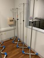 LOT OF 4 FUTURE HEALTH CONCEPTS IV POLES