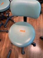 WINCO EXAM STOOL W/ BACK SUPPORT