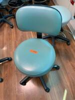 WINCO EXAM STOOL W/ BACK SUPPORT