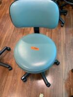 WINCO EXAM STOOL W/ BACK SUPPORT