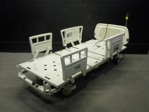 STRYKER SECURE 3002 (SQUARE RAILS) HOSPITAL BED WITH FOOTBOARD (BED EXIT, SCALE)