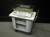 OLYMPIC MEDICAL 56320 INFANT SCALE ON ROLLING CART