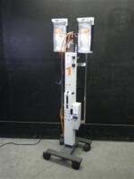 LEVEL 1 H-1200 FLUID WARMER ON ROLLING STAND