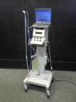 DRAGER BABYLOG 8000 PLUS VENTILATOR ON ROLLING STAND