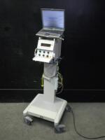 DRAGER BABYLOG 8000 PLUS VENTILATOR ON ROLLING STAND