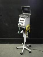 DRAGER BABYLOG 8000 VENTILATOR ON ROLLING STAND