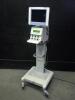 DRAGER BABYLOG 8000 PLUS VENTILATOR ON ROLLING STAND