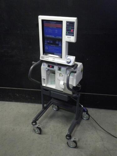 NELLCOR PURITAN BENNETT 840 VENTILATOR SYSTEM ON ROLLING STAND