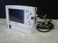 DATEX-OHMEDA F-LM1-03 PATIENT MONITOR WITH CABLES (SPO2, BP)