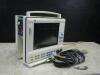 DATEX-OHMEDA F-CMREC PATIENT MONITOR WITH MODULE (M-NESTPR) AND CABLES (SPO2 AND BP)