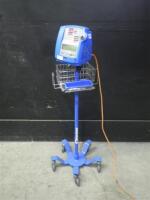 GE DINAMAP PRO 300V2 VITAL SIGNS MONITOR ON ROLLING STAND