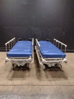 LOT OF (2) HILL-ROM ELECTRIC STRETCHERS